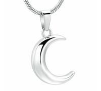 DOTUIARG Sei la mia collana di luna, cenere e ricordo per animali umani, gioielli per cremazione, regalo per donne, collana femminile