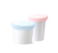 Dotz 2 coperchi salvafreschezza in silicone, blu e rosa, 9 e 11,5 cm