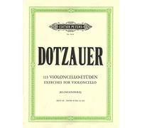 Edition Peters 113 esercizi violoncello volume 3 DOTZAUER FRIENDRICH