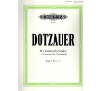 DOTZAUER - 113 Violoncello-Etuden studi metodo per violoncello Vol. 1 nr 1 - 34