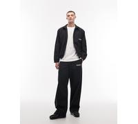 Double A By Wood Wood - Robert - Pantaloni della tuta neri con logo in coordinato-Nero W40