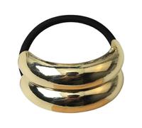 Double Arch Hair Tie - Metal Hair Tie Ponytail Hair Cuff | Ponytail Hair Tie Ponytail Headband | Hair Scrunchies | Ponytail Hair Cuff For Women, Girls, Parties, Weddings, Travel, Birthdays