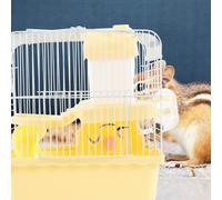 Double Caster Cage Viaggiare Gabbia Per Piccoli Animali Letti Di Criceto