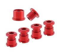 Double Chainring Fixed Bolts - Lightweight Alloy Chainring Screws for Bicycle Maintenance | Strong Fixing Hardware for City Riders, Trail Adventures, Touring Bikes, Cycling Gear Upgrade, Crank Arm