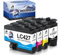DOUBLE D LC427 Cartucce d'inchiostro Compatibile per Brother LC 427 LC427XL per Brother MFC-J6955DW MFC-J6957DW MFC-J6959DW HL-J6010DW MFC-J5955DW（1BK/1C/1M/1Y）