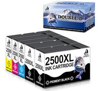 DOUBLE D PGI-2500XL Cartucce per Canon 2500XL per Maxify MB5050,5-Pack