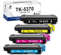 DOUBLE D TK5370 Toner per Kyocera TK-5370 per ECOSYS PA3500cx MA3500cix | Compatibile con Kyocera ECOSYS PA3500cx, MA3500cix e MA3500cifx(TK-5370K, TK-5370C, TK-5370M, TK-5370Y, con chip)