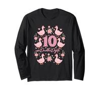 Double Digits Silly Coquette Goose Birthday Maglia a Manica