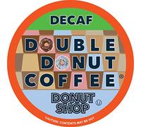 Double Donut Coffee Shop Capsule di caffè decaffeinato, caffè tostato medio, capsule decaffeinate monodose per macchine per la produzione di Keurig K Cup, confezione da 24 (1 pezzo)
