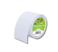 Double Dragon, 1.000 etichette termiche, 57 x 32 mm, rivestite di alta qualità, autoadesive, per Zebra, MUNBYN, Rollo, TSC, Toshiba, Citizen, LP2844, GK420D, ZD420, ZP450