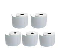 Double Dragon, 5 Rulli, 1.250 Etichette Termiche Dirette Premium Rivestite, 100x150mm (4” x 6”), Auto-Adesive, Compatibili con Zebra, MUNBYN, Rollo,Toshiba, Stampante di Etichette Termiche Dirette