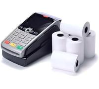 Double Dragon 57 x 40 mm Rotoli di Carta Termica Premium per Ricevute - Compatibili con Barclays, Ingenico,Worldpay, Spire, Terminali di Carte di Credito, POS, EPOS & PDQ - Confezione da 100 Rotoli