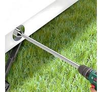 Double Dragon, Adattatore per Trapano angolare da 30 cm per Caravan, Adattatore per Presa Jack da 19 mm, Presa da 19 mm, Albero Esagonale da 30 cm, per roulotte e Case mobili