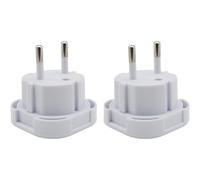 Double Dragon adattatore viaggio UK a Europa | Convertitore presa Tipo G a Tipo C/E/F | Compatibile con Spagna, Francia, Italia, Portogallo, Germania, Grecia, Svezia, Norvegia e altri