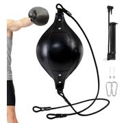 Double End Bag Boxing - Boxing Speed Bag, Flexible Punching Ball | Adjustable PU Leather Double End Punching Bags For Core Training Coordination Fitness Gym Exercise Home Workout Reflexes