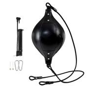 Double End Ball - Palla da boxe portatile per la casa e l'esterno, in pelle sintetica elastica doppia per il fitness, coordinazione del core, allenamento