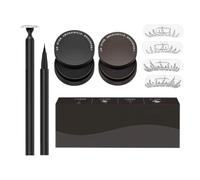 Double-ended, Dual-color Lower Lash Stamp Eyeliner Pen - Smudge-proof, Long | Liquid Lower Eyelash Stamp Set For Women Girls Home Daily Travel Salon Work Birthday