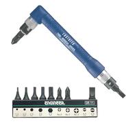 double ended twin wrench screwdriver (driver) with bits, Japanese quality. Engineer dr-07