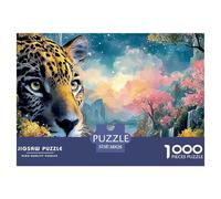 Double Exposure of A Jaguars 1000 Pcs Cartoncino Premium Puzzle Kitten Antistress Giocattoli Educativi Puzzle Per Adulti E Bambini 38x26cm/1000pcs