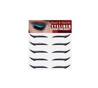 Double Eyelid Tape with Eyeshadow - 5 Pairs Self-Adhesive Eyeliner Stickers for Stage Makeup