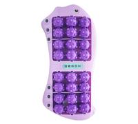 Double Foot Massager Roller - 24-Wheel Fish-Shaped Foot Massage Tool with Magnetic Beads, Portable Sole, Arch, Heel Relaxation | Muscle Relief and Stress Reduction for Work and Home