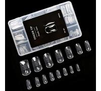 Double Forms Crystal in qualità da salone: per unghie più lunghe, durata semplice, manicure a casa
