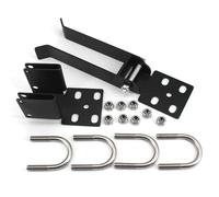 Double Gate Latch, 6.8x3.9 Inches Hardware with Galvanized Steel Build, Security Drop Bolt, 3D Industrial Latch with Rugged Style, Locking Tool for Construction and Farms