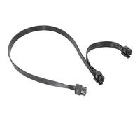 (Double head 80cm) GPU Graphics Card Power Cord for Corsair Graphics Card 8Pins to PCIE 6+2pin Splitter Cord Power Supply Multicolor