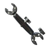 Double Head Camera Clamp - 360 ABS Universal Anti Slip Mount