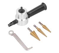 Double Head Nibbler, Cutter Alluminio, Punte da Trapano 7mm - Taglio Preciso e Veloce, Design Doppia Testa, Per Metallo e Plastica