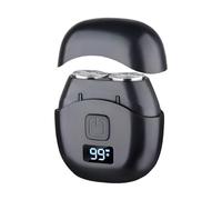 Double Head Shaver, Digital Display Facial Trimmer, Washable Hair Razor, Rechargeable Shaving Tool, Precision Shaver 2.95x2.56x1.38 Inches for Smooth Skin and Easy Grooming
