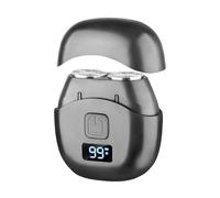 Double Head Shaver, Digital Display Facial Trimmer, Washable Hair Razor, Rechargeable Shaving Tool, Precision Shaver 2.95x2.56x1.38 Inches for Smooth Skin and Easy Grooming