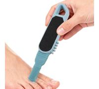 Double-Head Silicone Cleaning Brush - Silicone Scrubber with Soft Flexible Bristles, Ergonomic Handheld Foot Wash Tool | Foot File Callus Remover Scrubber, Deep Clean Dead Skin Callus, Pedicure E