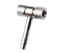 Double Head Tyre Pressure Tool, Heavy Duty Tire Air Chuck, 5.51x1.57x2.48 Inches Portable Auto Accessory Nozzle, for Truck, Car, Bus, Motorcycle Garage and Roadside Use