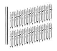Double-Headed Skirting Nails, 100 Rust-Proof Thread Screws, Seamless Nail with Sleeve, Woodworking, Furniture Assembly, Home Renovation, Construction & Workshop Supplies
