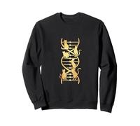 Double Helix DNA Gatti Genetica Biologia Scienze Insegnante Felpa