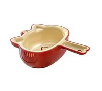 Double Layer Drain Basket, Cat Shaped Ergonomic Handle Washing Bowl, Kitchen Drain Bowls Basket For Strawberries Tomatoes Grapes Lettuce Home Restaurant Fruit Vegetable Washing Strainer Storage