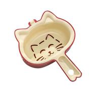 Double Layer Drain Basket, Cat Shaped Kitchen Bowl, 5.9x7.48x2.36 Inch Fruit Strainer with Feature, Ergonomic Handle Aid with Detail, Strawberries Tomatoes Grapes Lettuce, Home Accessories for Cooking