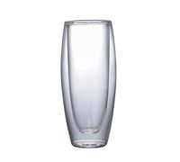 Double-Layer Glass Cup, Heat-Resistant Insulated Drinkware, High-Temperature Safe, Elegant Transparent Design, Perfect for Tea, Coffee, Champagne & Wine, Sturdy Borosilicate Glass