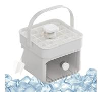 Double Layer Ice Tray - Ice Trays | Reusable Icê Maker Tray with Handle and Lid | Press Type Making Tool Double Layer Kitchen Gadgets for Whiskey Coffee Tea Drinks Cocktail Outdoor Camping Home