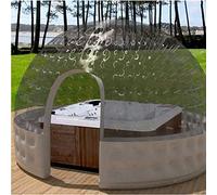 Double-Layer PVC Inflatable Transparent Tent Bubble House, Outdoor Camping Leisure, Spherical Transparent Inflatable Tent Party Leisure Vision