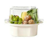Double-Layer Space Saving Drain Basket Fruit Cleaning Bowl | Fruit And Vegetable Wash Bowl Fruit Cleaning Bowl for Berry Produce Lettuce Food Pasta Home Kitchen Apartment Camping