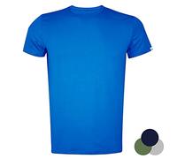 DOUBLE M Confezione da 4, 2, 1 Magliette Uomo Girocollo, Magliette Basic a Maniche Corte, Magliette in Cotone e Spandex, Stile Casual, varietà di Colori.