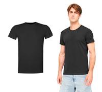 DOUBLE M Confezione da 4, 2, 1 Magliette Uomo Girocollo, Magliette Basic a Maniche Corte, Magliette in Cotone e Spandex, Stile Casual, varietà di Colori.