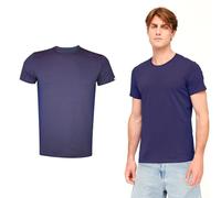 DOUBLE M Confezione da 4, 2, 1 Magliette Uomo Girocollo, Magliette Basic a Maniche Corte, Magliette in Cotone e Spandex, Stile Casual, varietà di Colori.