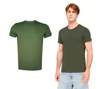 DOUBLE M Confezione da 4, 2, 1 Magliette Uomo Girocollo, Magliette Basic a Maniche Corte, Magliette in Cotone e Spandex, Stile Casual, varietà di Colori.
