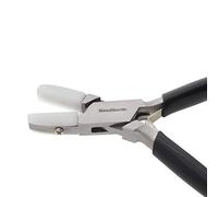 Double Nylon Jaw Flat Nose, 120mm Black Handle - PL566 by Beadsmith