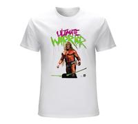 DOUBLE ORANGE Men's Ultimate Warrior Always Believe T Shirt White XL