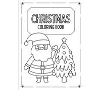 Double-Page Christmas Coloring Book