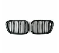 Double Rib Front Kidney Grille Per BMW 5 Series E39 1998-2003 Gloss Black Y1 Y